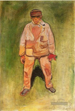 der Fischer 1902 Edvard Munch Ölgemälde